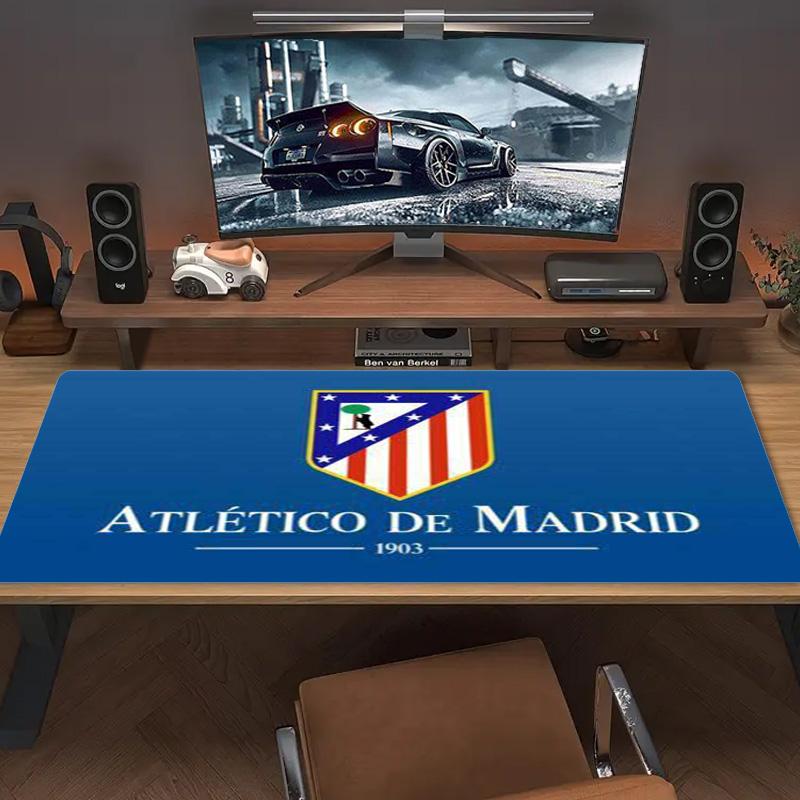 Коврик для мыши Atletico Madrid Большой коврик для игровой поверхности Нескользящий Коврик для ноутбука/планшета XXL Коврик для мини-ПК с заблокированным краем