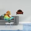 Стеклянная фигурка раковины морское животное арт декор поделка статуэтка украшение для дома офиса прихожих комнаты