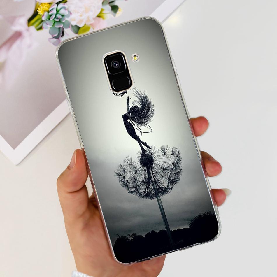 Для Samsung Galaxy A8 (2018) / A8+ (2018) Мягкий силиконовый TPU чехол SM-A730F A530F для Samsung A 8 A8 Plus, милые чехлы с мультяшными пандами
