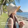 Foldable Sun Hat for Travel 2 Pcs Women's Bowknot Bucket Hat, UV Protection Wide Stylish Brim Beach, Hiking, Camping, Outdoor Women
