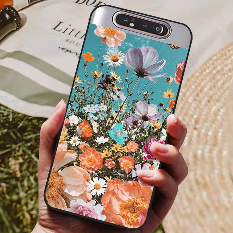 Чехол для Samsung A80 Силиконовая задняя крышка Чехол для телефона Для Samsung Galaxy A80 Чехлы для Galaxy A 80 A805F A805 Мягкий бампер Funda