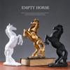 Horse Statue Art Home Deco Animal Sculpture Resin Craft Figurine Ornament Statue