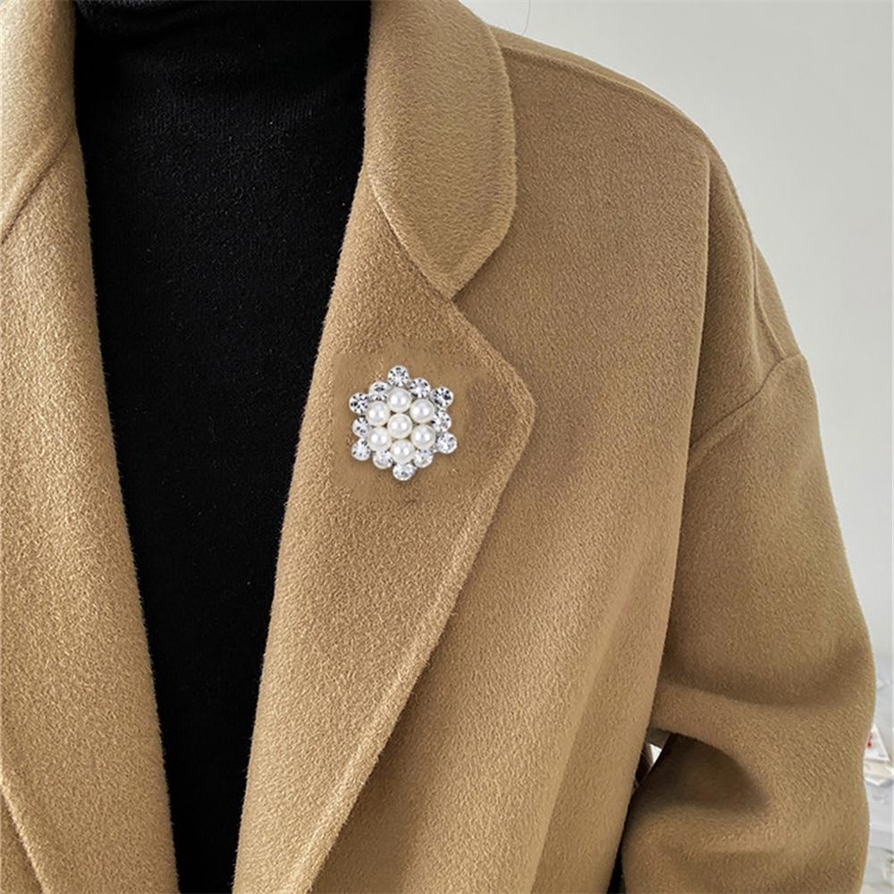 1 шт. Жемчужная брошь Брошь-цветок Женская брошь-цветок Одежда и аксессуары