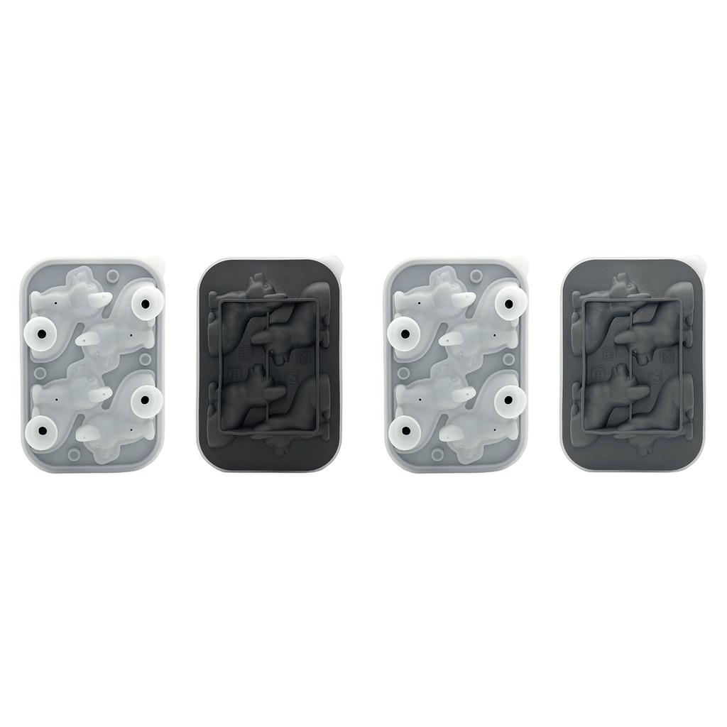 Cute Ice Cube Tray Silicone Mold Silicone Ice Cube Trays Dog Shaped Ice Cube Molds for Drinks Cocktails Juice Beverage