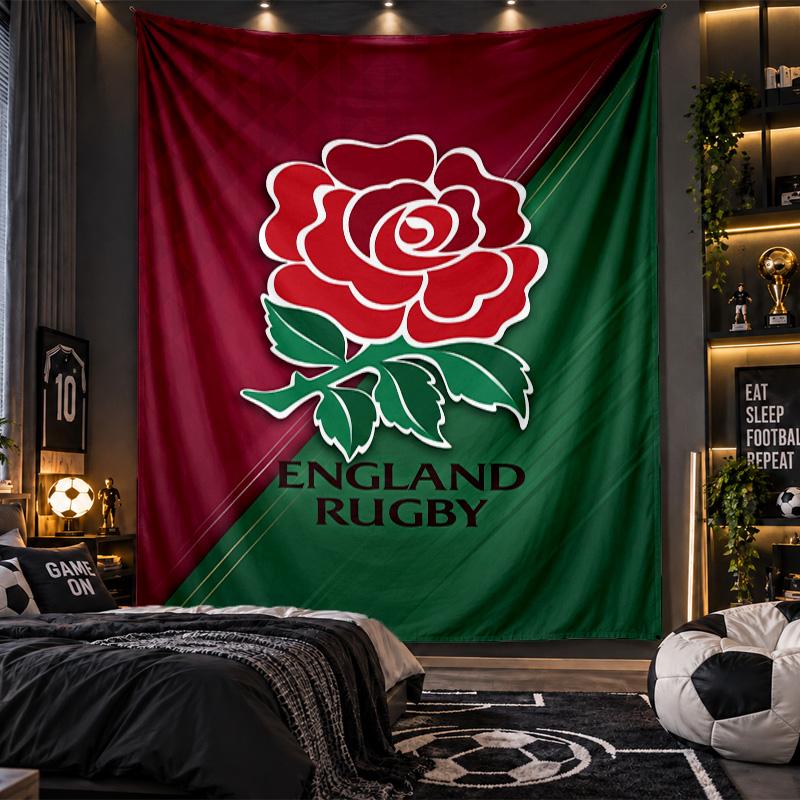 Wall Hanging Tapestry England Rugby Print Cloth for Living Room Bedroom Home Decor