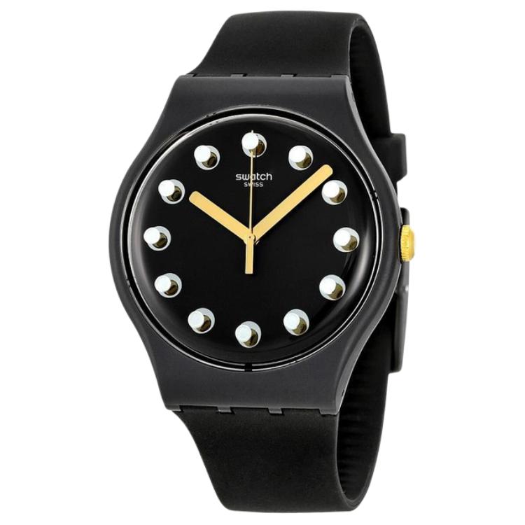 Swatch Унисекс Серия Gent Черные часы SUOM104 SUOM104