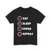 Ешь Спи Поддерживай Повторяй Чирлидинг Чирлидер Футболка