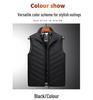 Women's Smart Heated Cotton Vest - Winter Outerwear with Carbon Fiber Electric Heating for Constant Warmth