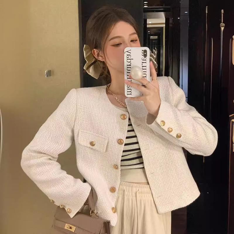 Xiaoxiangfeng короткое пальто женское осень-зима новый корейский стиль элитная леди темперамент шикарный топ с длинными рукавами