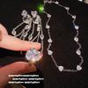 Украшения Haute Couture, Яркое Ожерелье с Камнем Любви, Sotheby'S, Кольцо с Цветком Льда 'Голубиное Яйцо' для Богатой Женщины, Набор