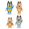 Bluey 2.5-3 Inch Poseable Figure 4-Pack with Bluey Bingo
