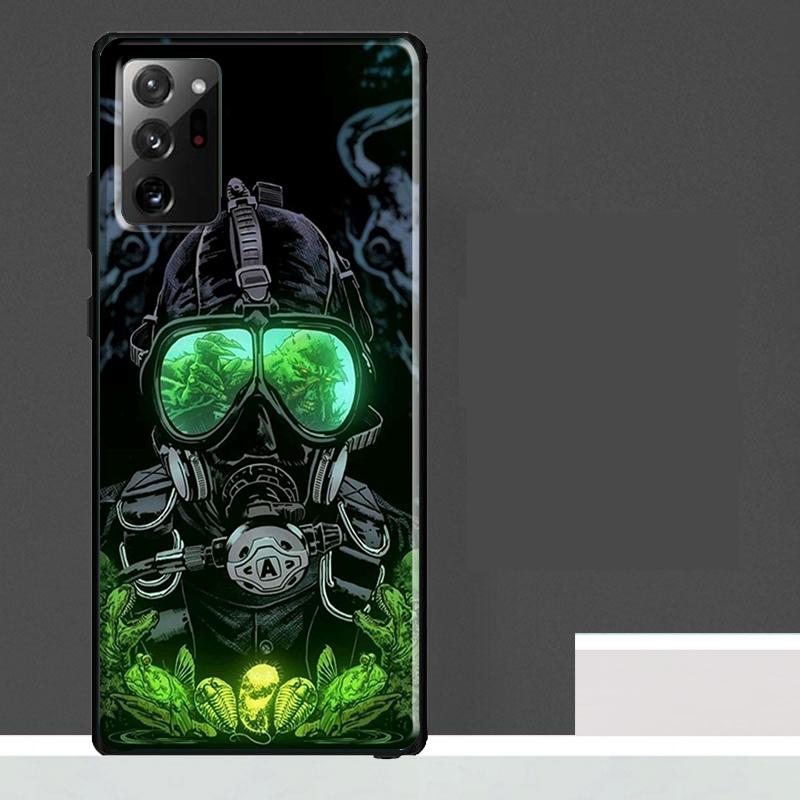 Scuba Diver Mask Diving Case For Samsung Galaxy S20 FE S21 S22 S23 Ultra Note 10 20 Ultra S8 S9 S10 Plus Cover Coque