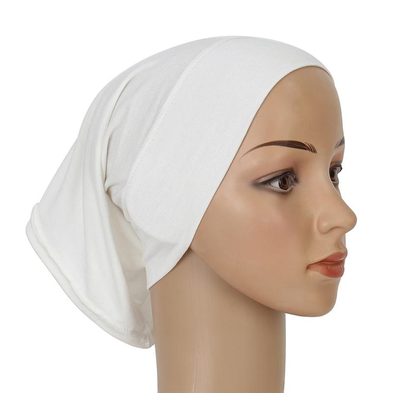 Women Soft Cotton Under Scarf Cap Turban Ready Wear Hijab Cap Female Headscarf Bonnet Hijabs Head Wraps For Women