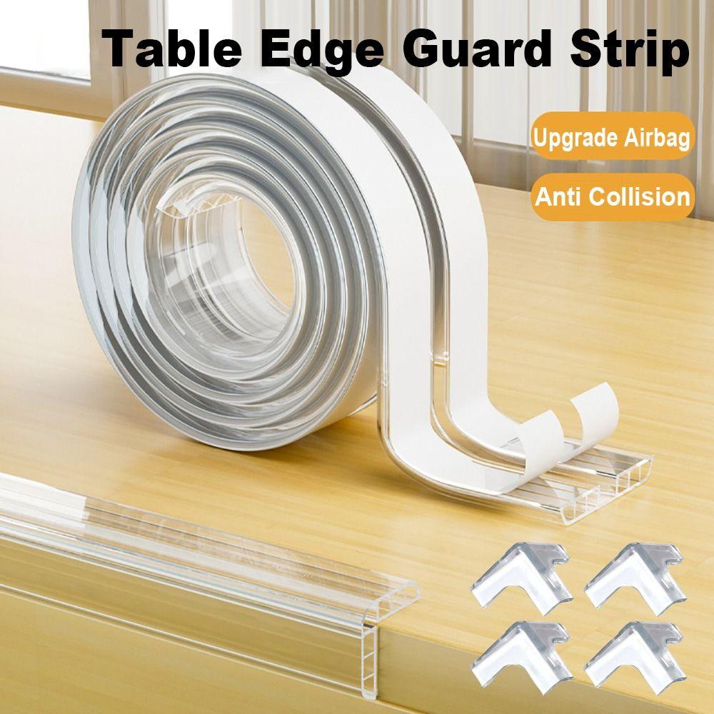 Защитная накладка на уголок мебели от столкновений из ПВХ, невидимая защитная полоса для края стола