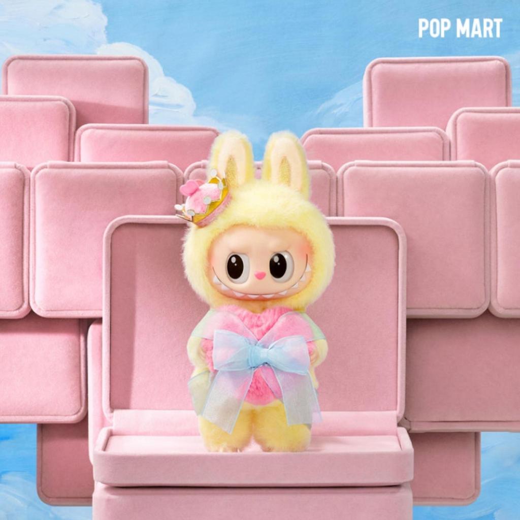 POP MART Оригинальный брелок Labubu Korea The Monsters Checkmate Series Plush