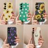 Pretty Butterfly Case For Samsung A56 A16 A26 S25 Plus S25Ultra A05S F14 A05 A36 Beautiful Daisy Liquid Silicone Soft Anti Slip For Samsung Shell Capa