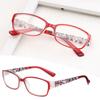 Flowers Vintage Ultra Light Frame Anti-Blue Light Eyeglasses Eye Protection Reading Glasses
