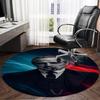 1PC Godfather's Legacy Round Rug, Non-slip Chair Mat, Home Decor, Circle Carpet Perfect for Office, Bedroom, Living Room,Christmas gift
