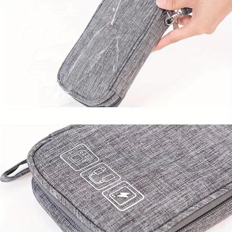 Cable Storage Bag Waterproof Digital Electronic Organizer Portable USB Data Line Charger Plug Storage Bag Travel Cable Organizer