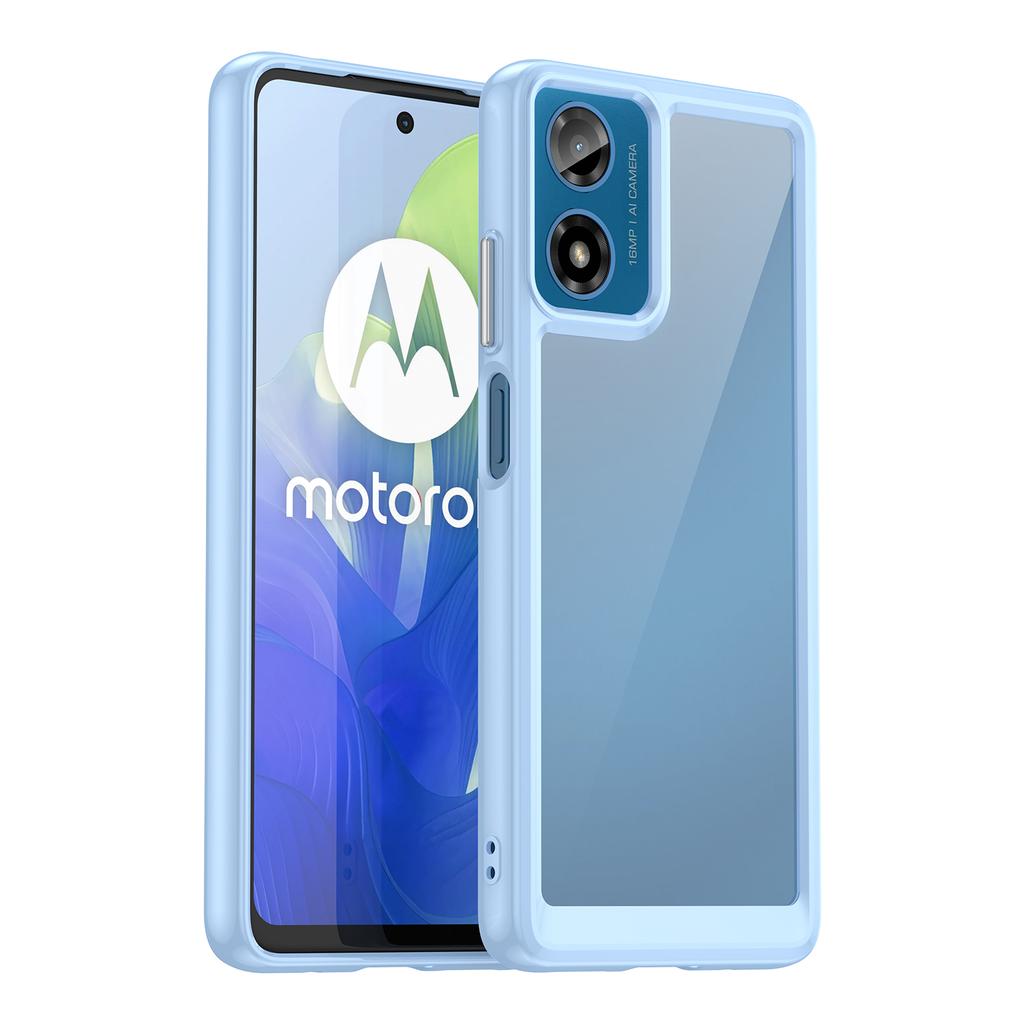 Transparent TPU Case for Motorola Moto G35 G55 G75 G85 5G G04S G04 G24 Power E14 Protective Cover Clear Fundas Coque Capa