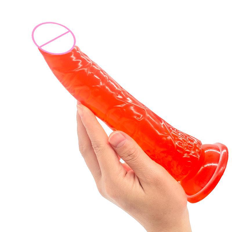 Красочный маленький прозрачный кристальный дилдо - Реалистичная игрушка для взрослых для женщин