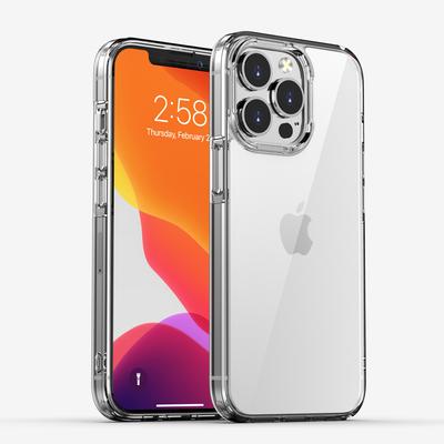 Подходит для чехла для телефона Apple 13promax, Прозрачный жесткий защитный чехол 13pro, Противоударный чехол с подушкой безопасности 13, Матовая задняя крышка