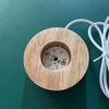 Подставка для фигурок, минималистичная, широкое применение, 3 цвета, USB-порт, 1,2 Вт, подсветка, дуб, сделай сам, деревянная основа для лампы, ночная поставка