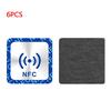 6PCS Universal NFC Ntag213 Tags Anti Metal Sticker NTAG 213 Metallic Badges Token Label for Smart Mobile Phones