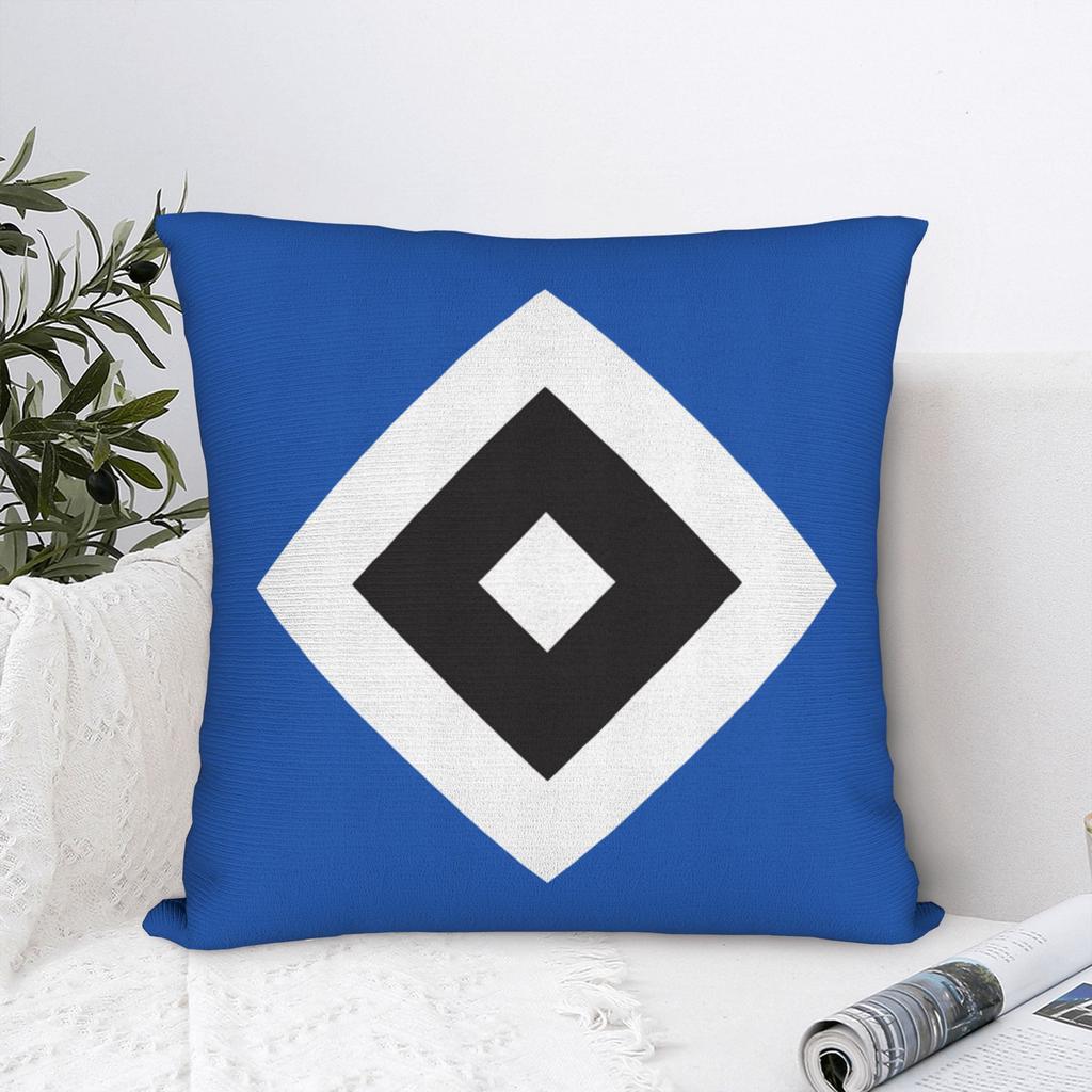 HSV Hamburger Sportverein Квадратные Наволочки Полиэстер Сиденье Немецкий Футбольный Клуб Наволочка для Подушки Забавная Декоративная Наволочка 45*45