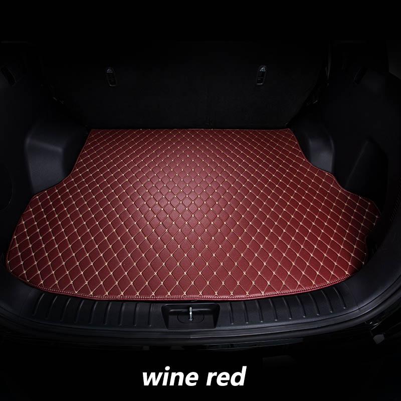 Sinjayer Car AUTO Trunk Mat ALL Weather Tail Boot Luggage Pad Carpet Flat Side Cargo Liner Cover For ChangAn CS85 Couple