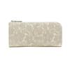 Leather L Zipper Long Wallet Claire Beige [Alkan] Women's