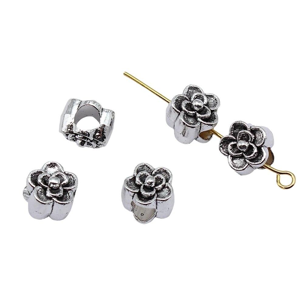 Бусины с большими отверстиями, свободные бусины-разделители, мужские аксессуары, украшения ручной работы для мужчин