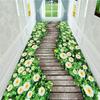 Ковер для коридора с зеленой травой, длинный ковер для коридора отеля, 3D ковер для гостиной, коврик для кухни, коврик для прохода, коврик для дома, прихожей