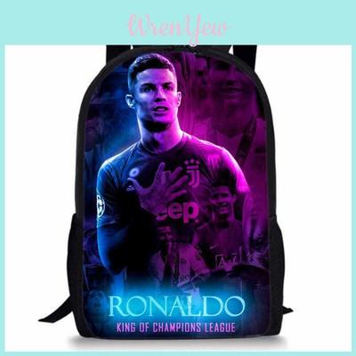 Спортивный рюкзак Cristiano Ronaldo для баскетбола из водонепроницаемого полиэстера для учеников средней школы