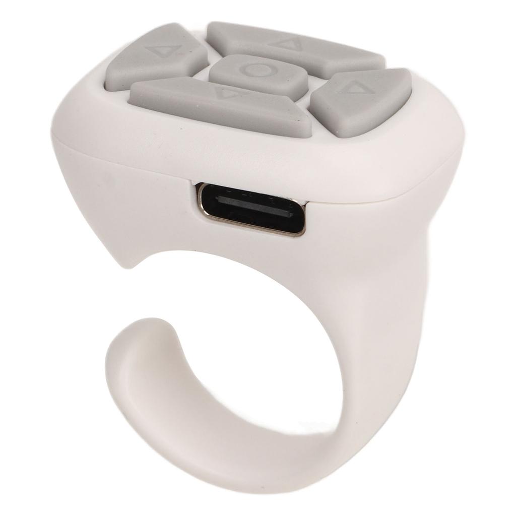 Bluetooth Remote Control Ring USB Rechargeable App Page Turner for Tik Tok for Kindle Cell Phone