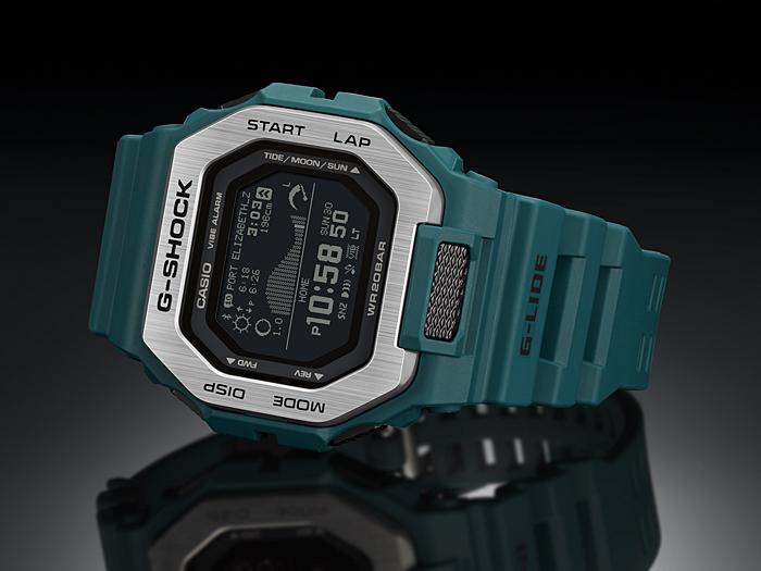 Casio Мужские часы G-SHOCK из нержавеющей стали, водонепроницаемость 200 м, цифровые, ударопрочные, кварцевые, GBX-100-2