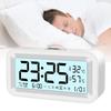Цифровые настольные часы Многофункциональные Отображение времени, даты, температуры, влажности Электронный будильник