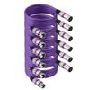 Uxcell 6 шт. XLR кабелей, 2 м, Микрофонные кабели, XLR Папа-Мама, 3-контактные, Сбалансированное соединение, для живых выступлений, студий звукозаписи, микшеров, сцены