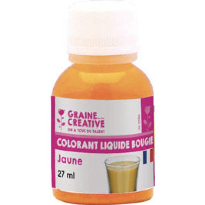 Graine Créative - Colorant liquide pour bougie 27 ml Jaune