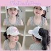 Childrens Wide Summer Brim Hat Bow Embroidery Sun Protection Cap Breathable