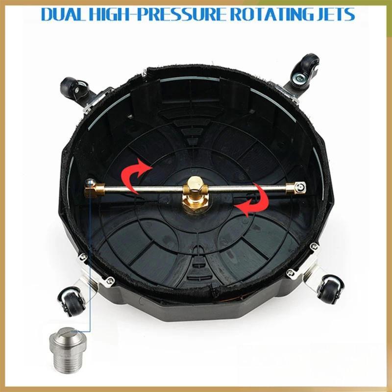 13-дюймовая сменная вращающаяся мойка высокого давления для подъездной дорожки, роторная очиститель поверхности для подъездной дорожки, патио, мойка высокого давления