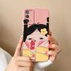 Чехол для Samsung Galaxy Note 20 Ultra Милый Аниме Мягкий Жидкий Силикон Задняя Крышка Для Samsung Note20 Ultra 20Ultra Корпус Телефона