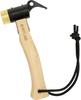 VASTLAND Peg Hammer Short Small Camping Hammer Wood 3D Shape Design Safety Strap Included