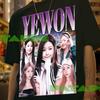 Ретро-футболка с графическим принтом Yewon: Унисекс Толстовка K-pop