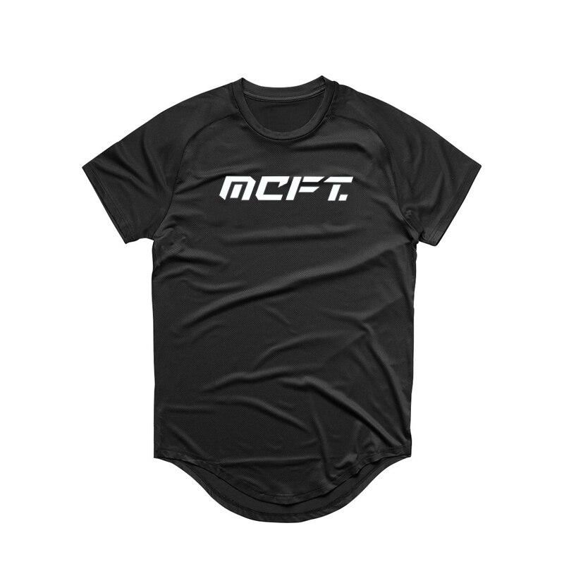 Мужская футболка Muscleguys для фитнеса, спортивная повседневная дышащая футболка с круглым вырезом и короткими рукавами с принтом