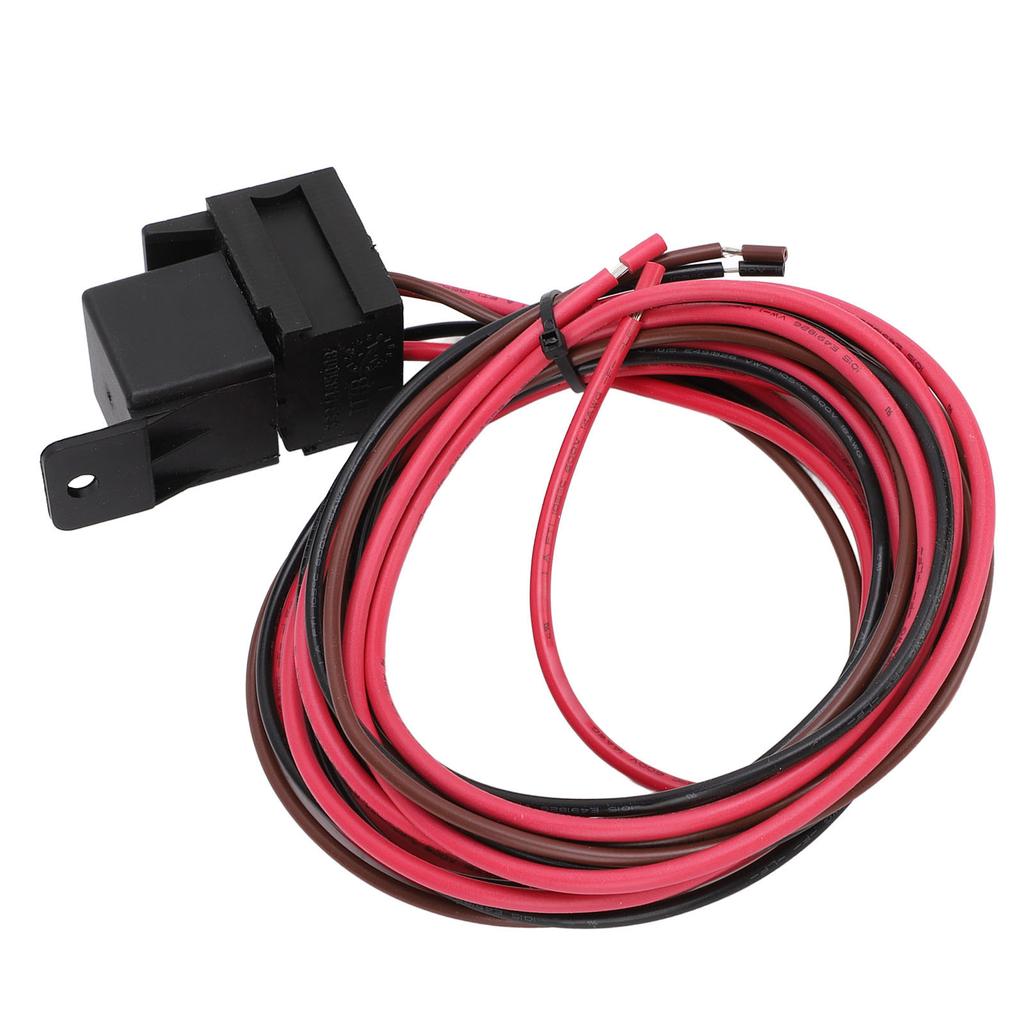 Электрический вентилятор термостат управления реле комплект проводов DC12V 60A регулируемый универсальный подходит для автомобиля грузовик