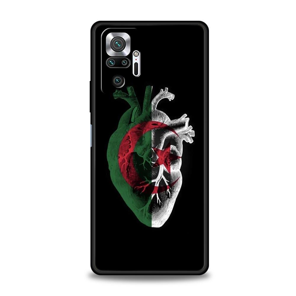 Algeria Passport Phone Case For Xiaomi Redmi Note 14 13 5G 10 11 12 Pro Plus 4G 14C 13C 12C 10C Black Cover