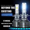 130 Вт H7 H4 LED HB3 HB4 9005 9006 H1 H3 H11 HIR2 9012 Светодиодные лампы для автомобиля Haedlight Canbus Turbo Fan Авто Противотуманные фары 6000K