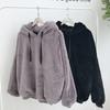 Autumn and Winter Plush Sweater Women's Loose Plush Jacket