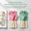 Non-slip Latex Kitchen Dishwashing Gloves - Reusable Rubber Safety Gloves, Suitable for Dishwashing, Flexible and Durable